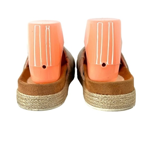 TOMS Paloma Cross Front Suede Sandals in Cream Women's Size 7 - Picture 8 of 10